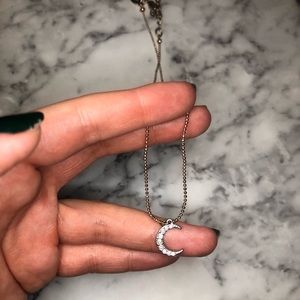 Crescent moon necklace